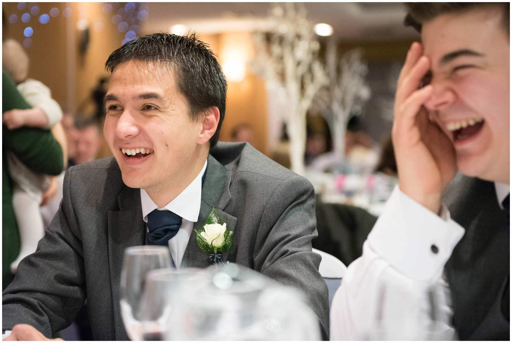 Fun and laughter at this York wedding