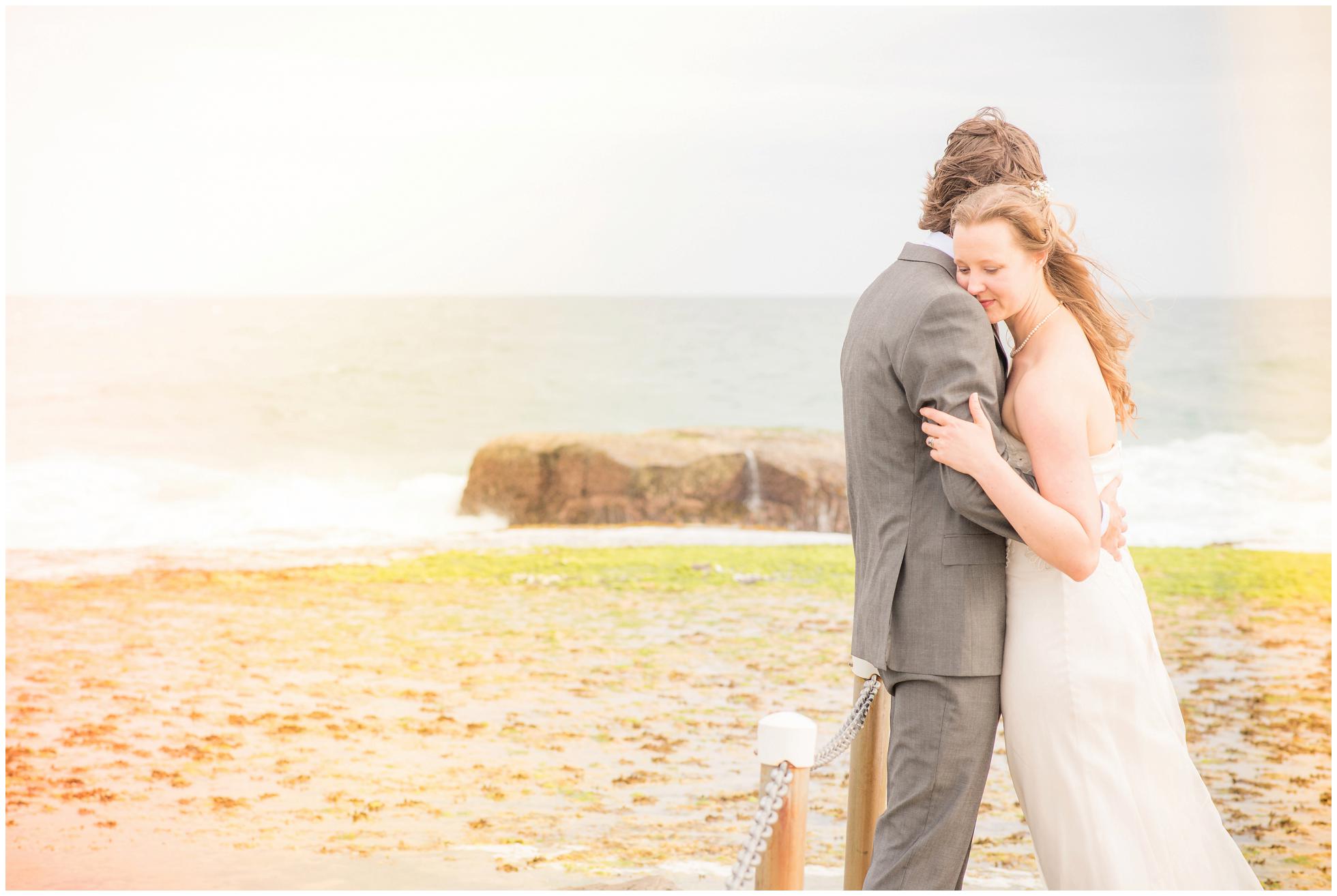Mona Vale Sydney Wedding Photographer at the Robert Dunn Reserve shooting a gorgeous couple down on the beach. Natural wedding photography.