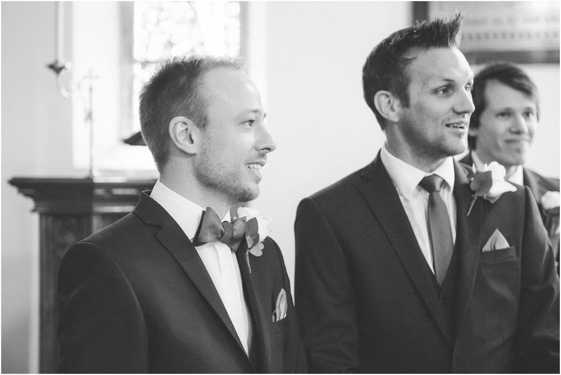Groom's first look of his bride