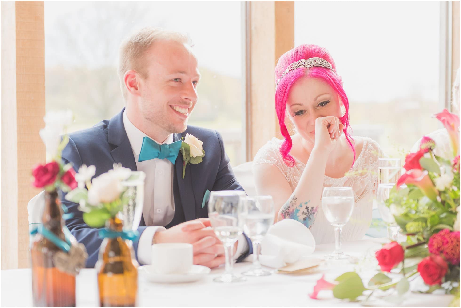 Tears during the speeches