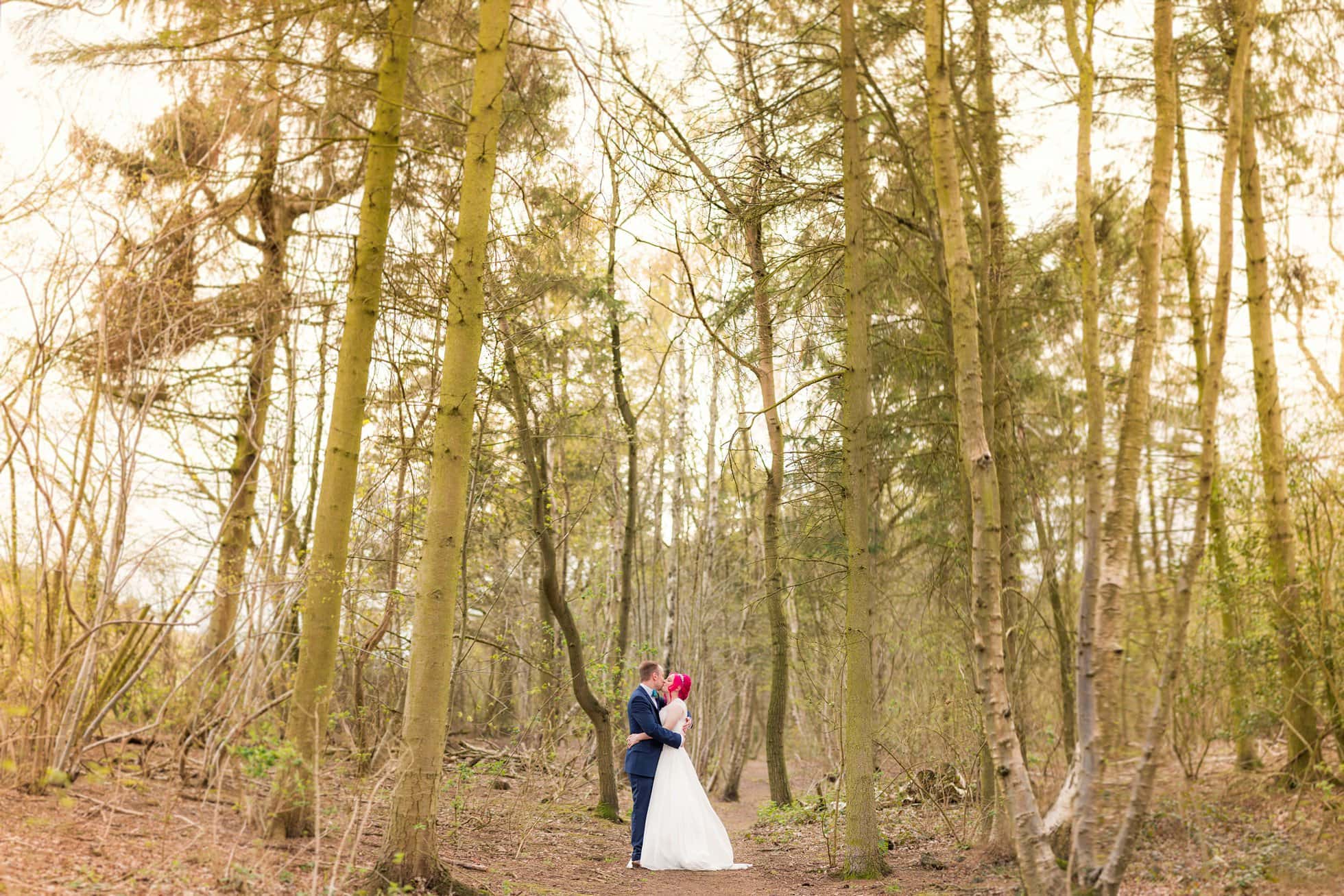 Creative York wedding Photography shot using Brenizer Method