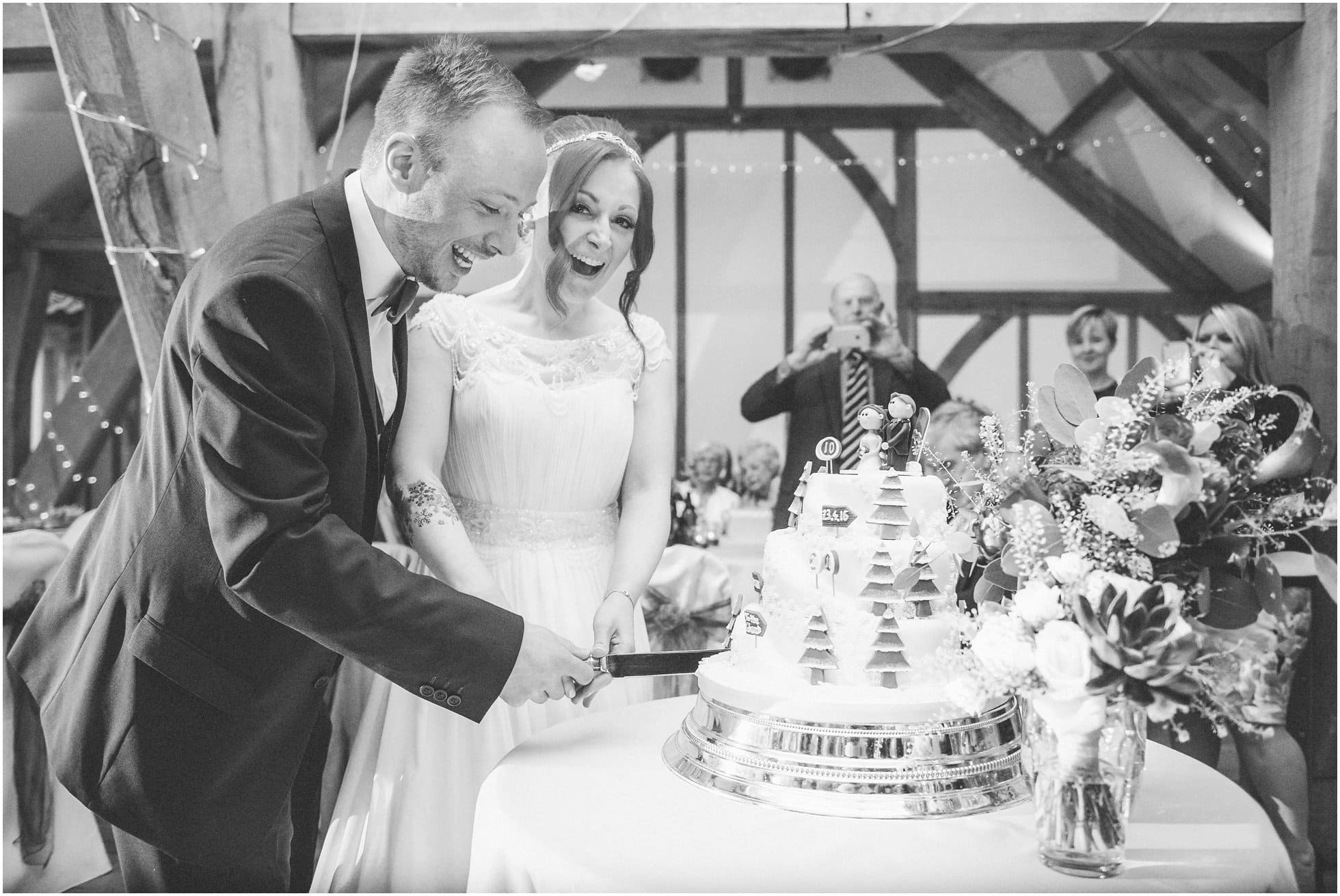 Cutting the cake!