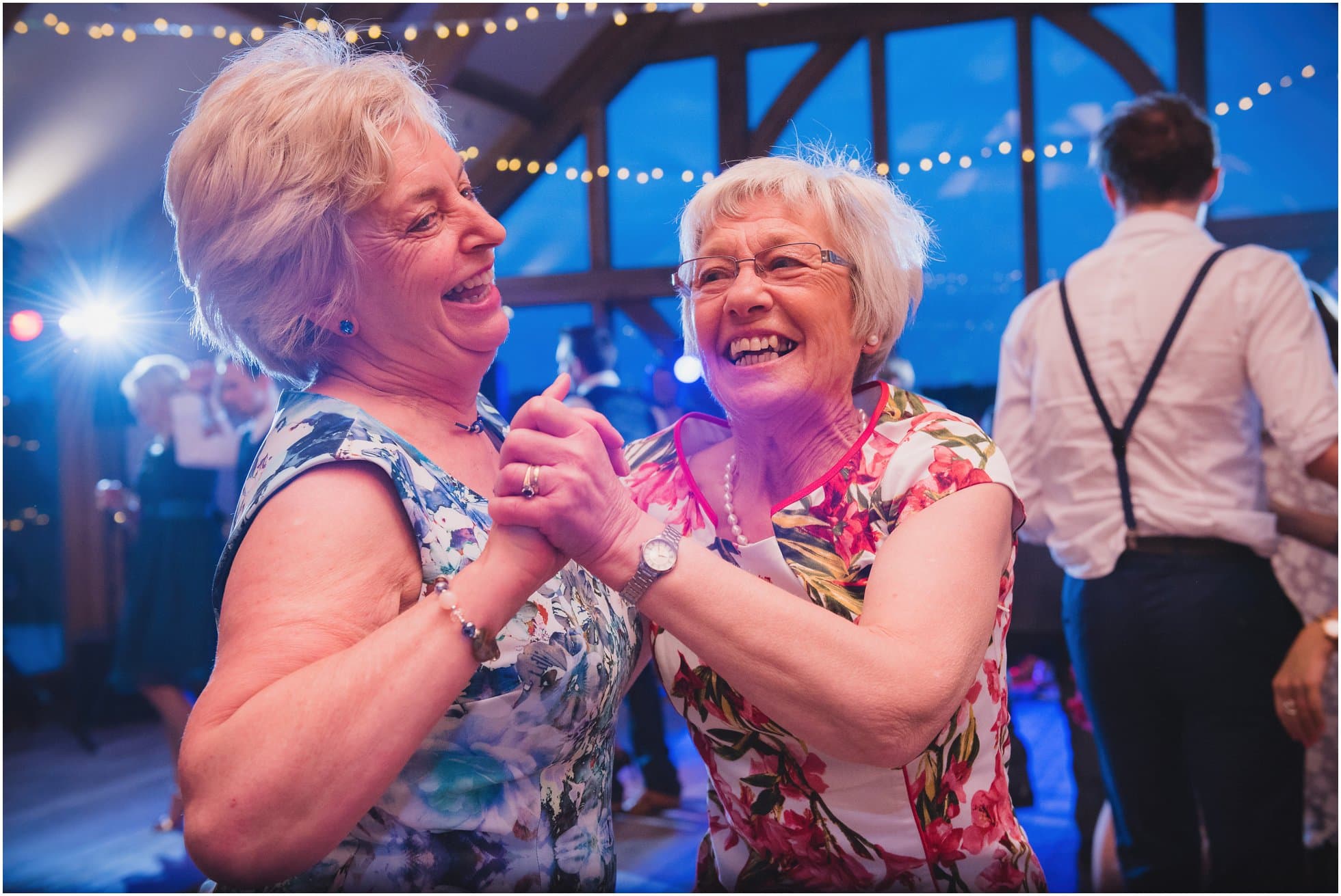 Monster Ceilidh Band at Sandburn Hall York kicking up a storm on the dancefloor
