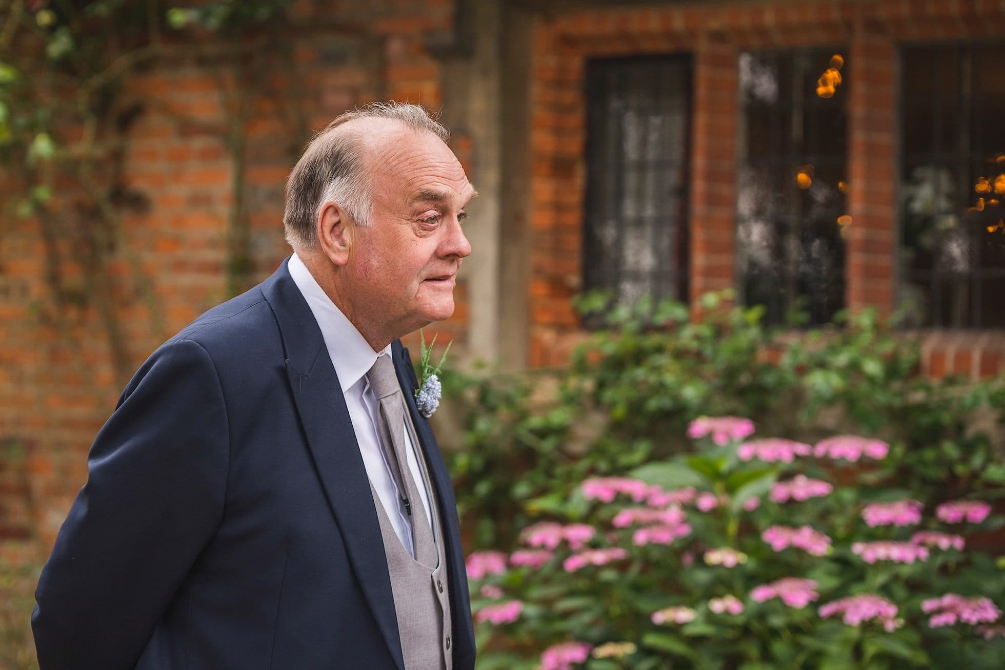 Father of bride first look