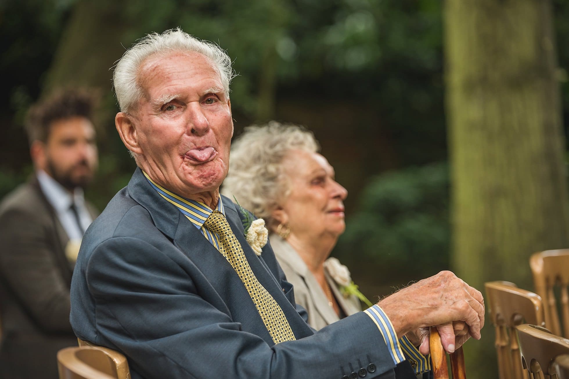 Granddad didn't like have his photo taken