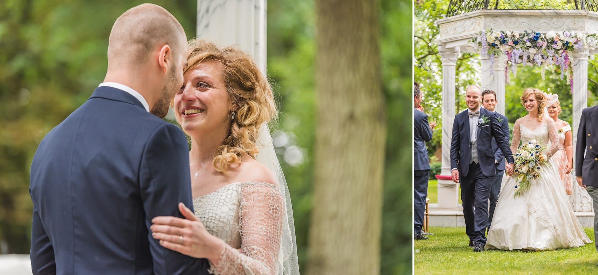 Bride and groom at a Creeksea Place Wedding Photographer dream wedding