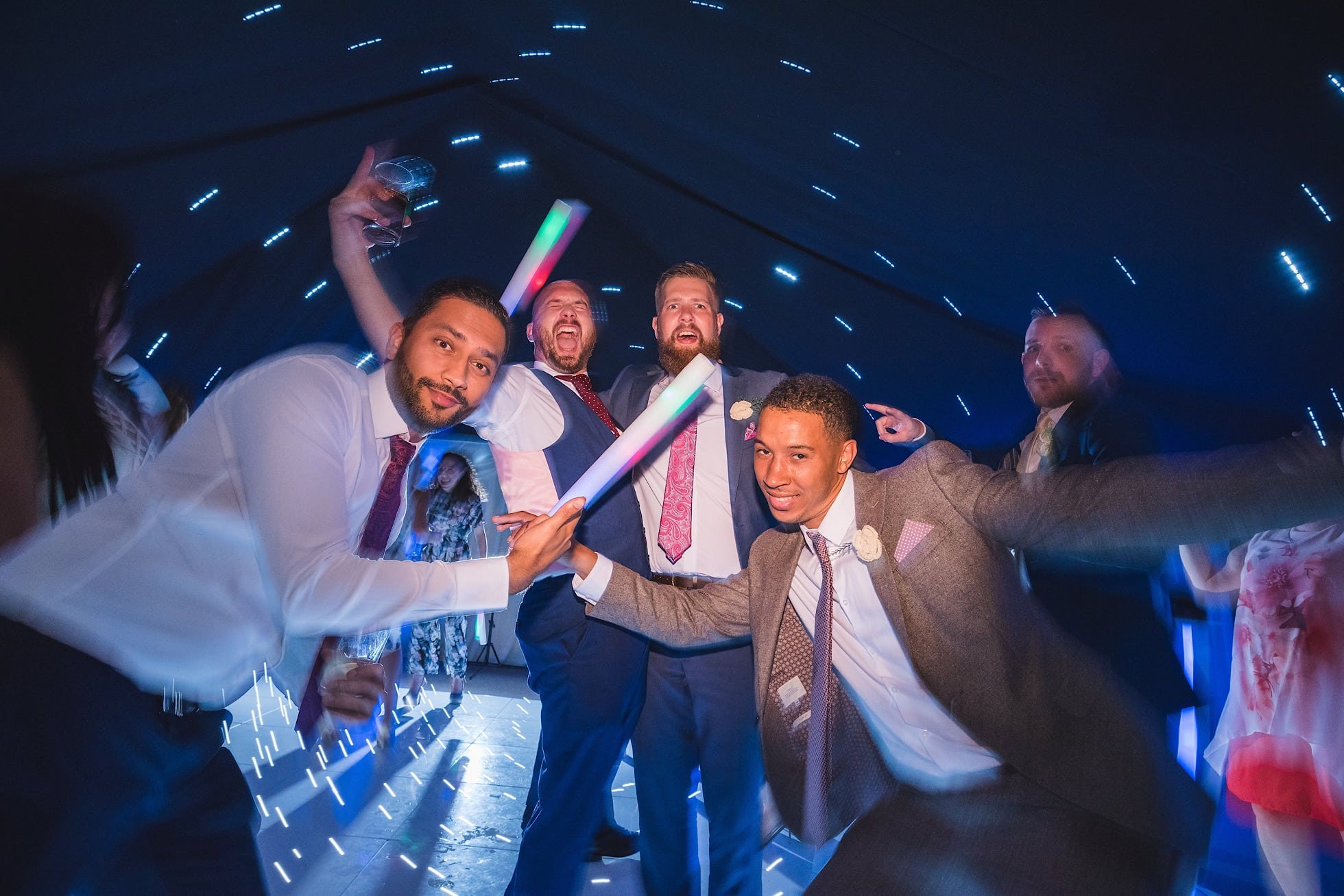 Guys having a great time