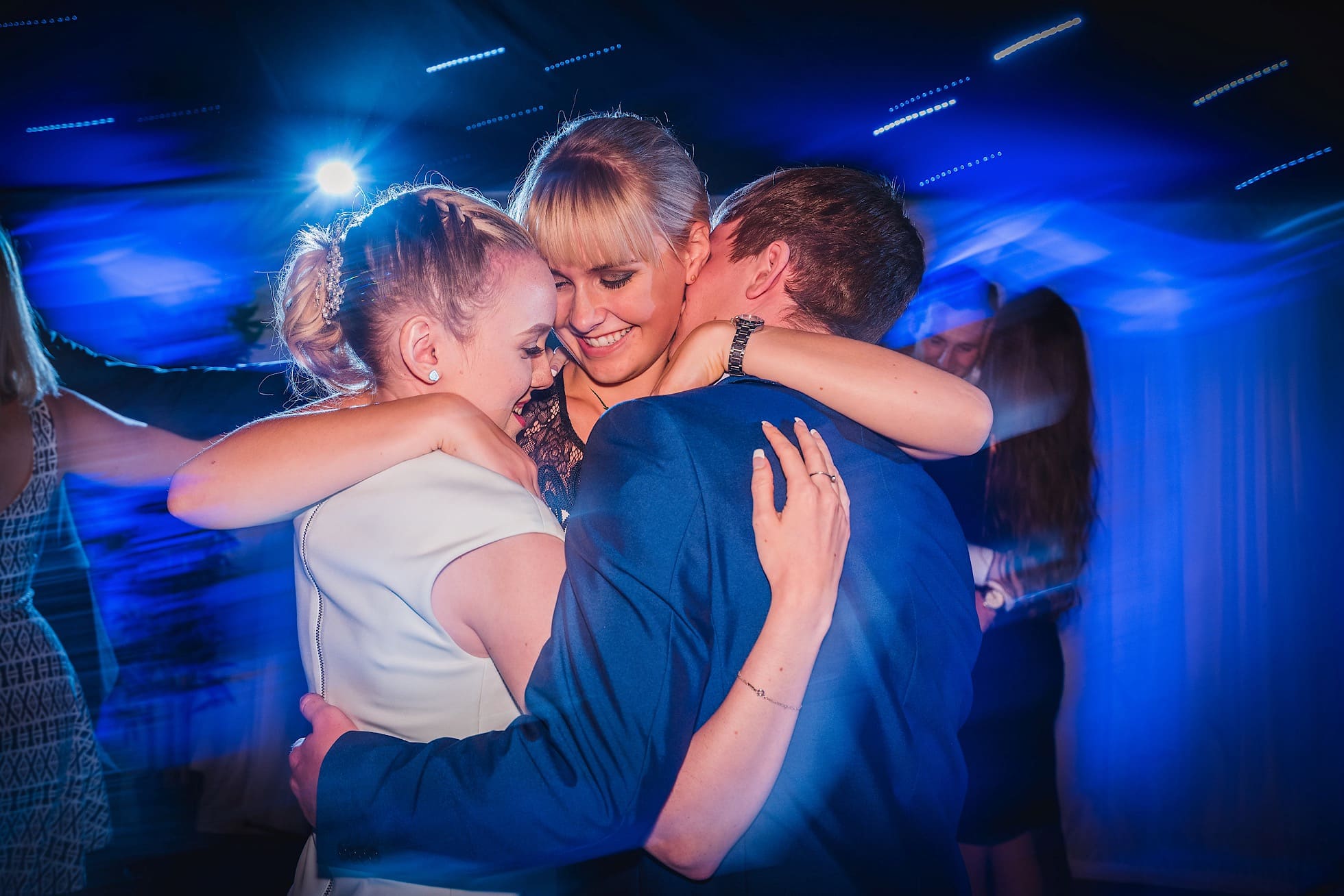Friends hugging