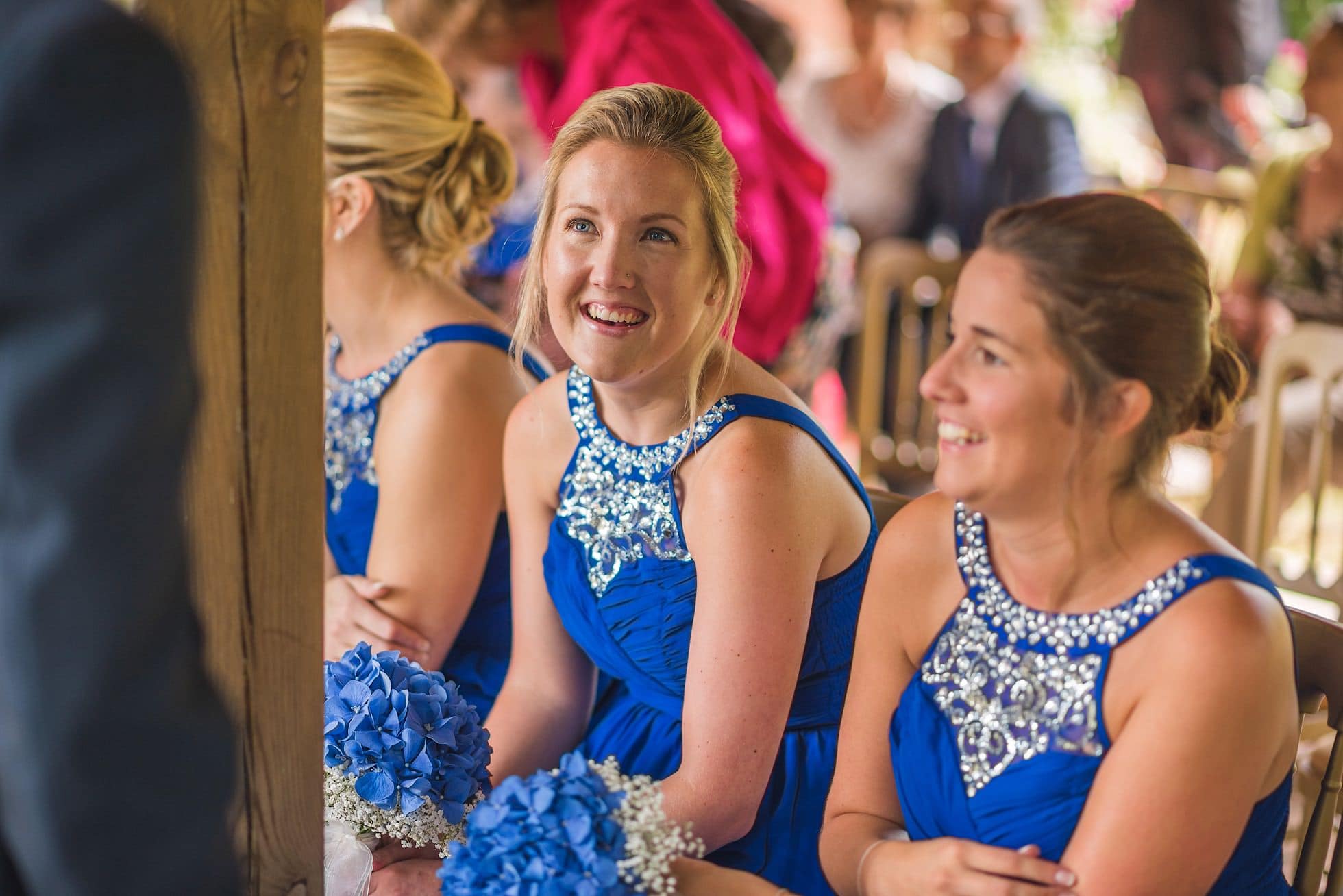 Happy bridesmaids