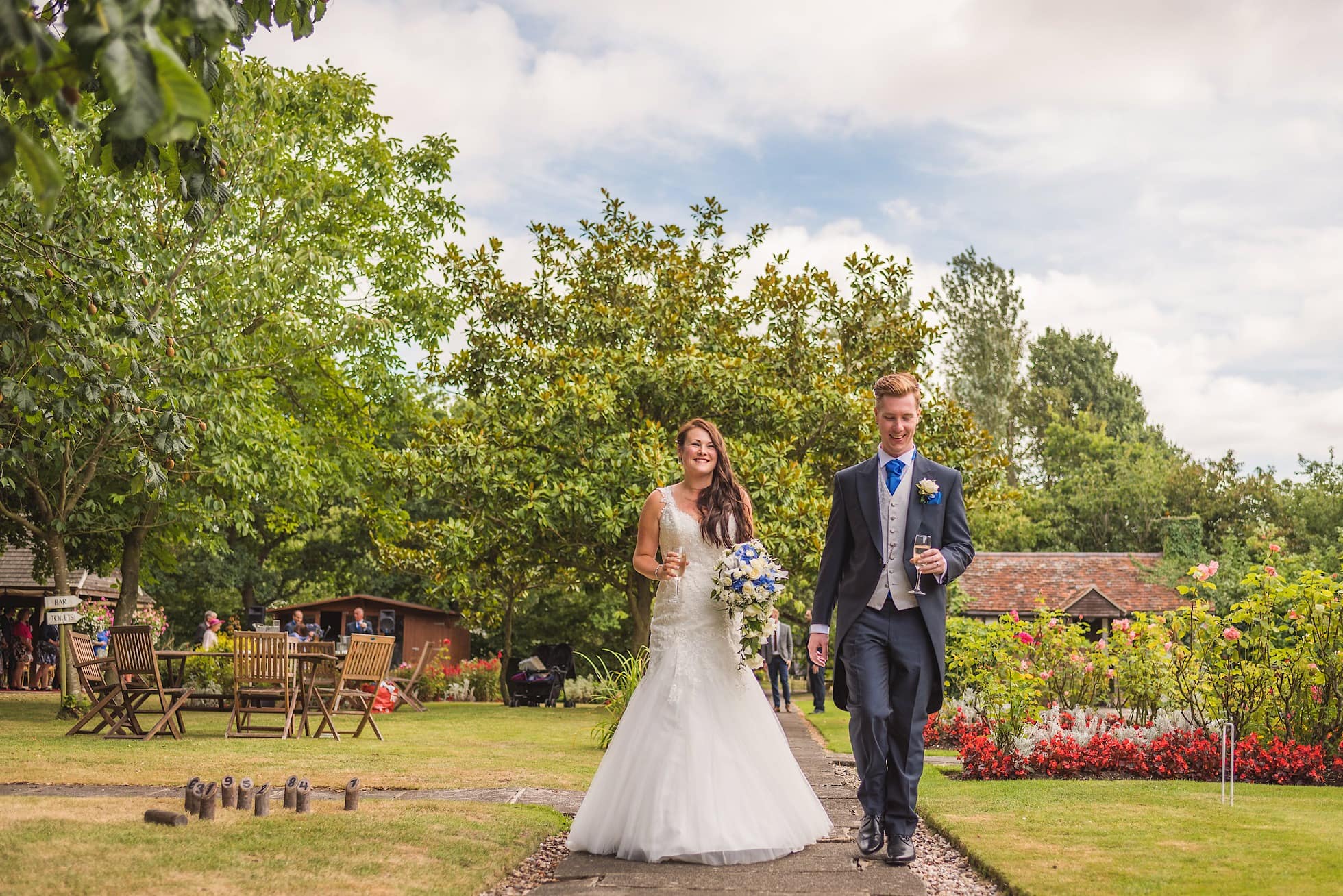 Bride and groom after the ceremony