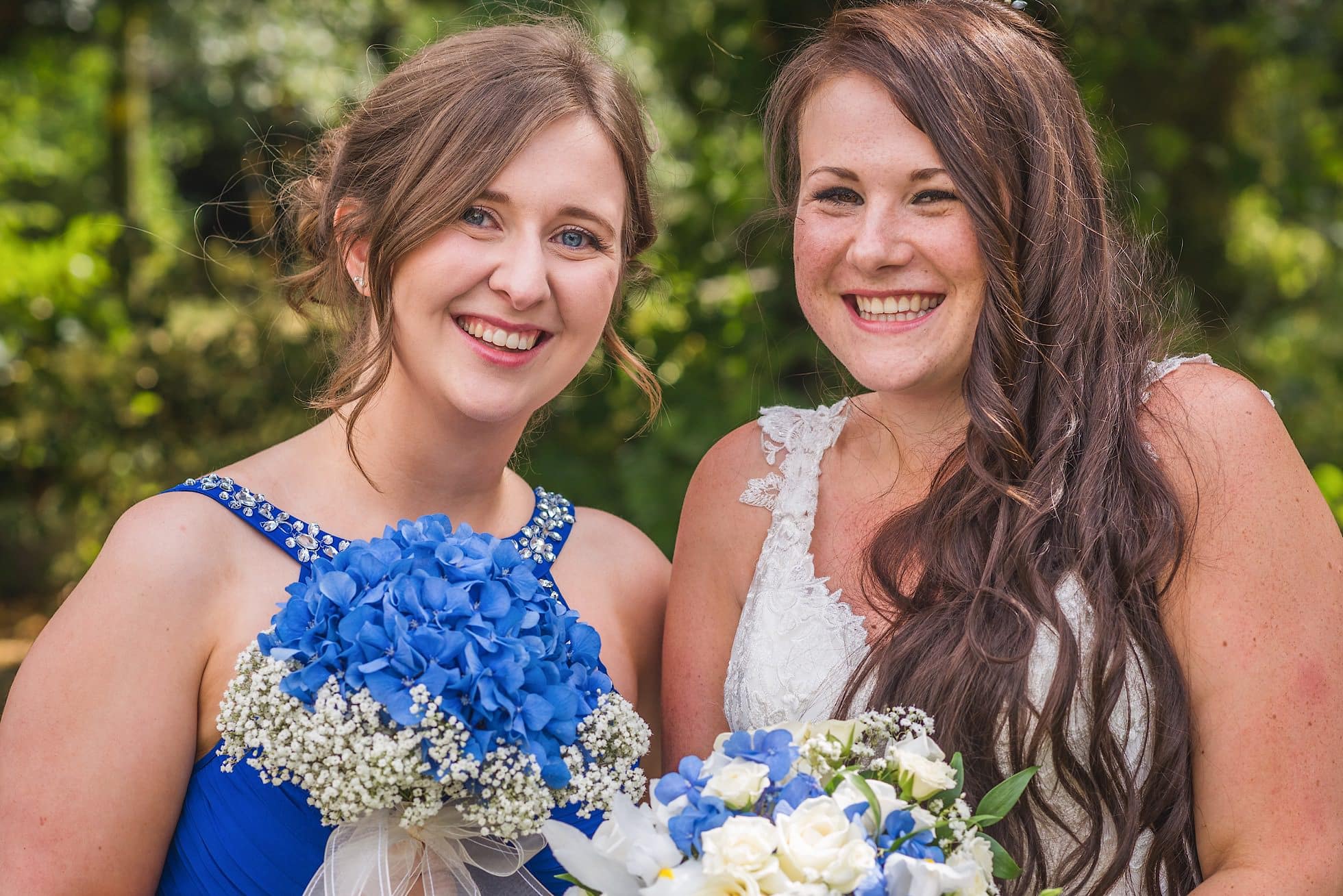 Bride and best friend