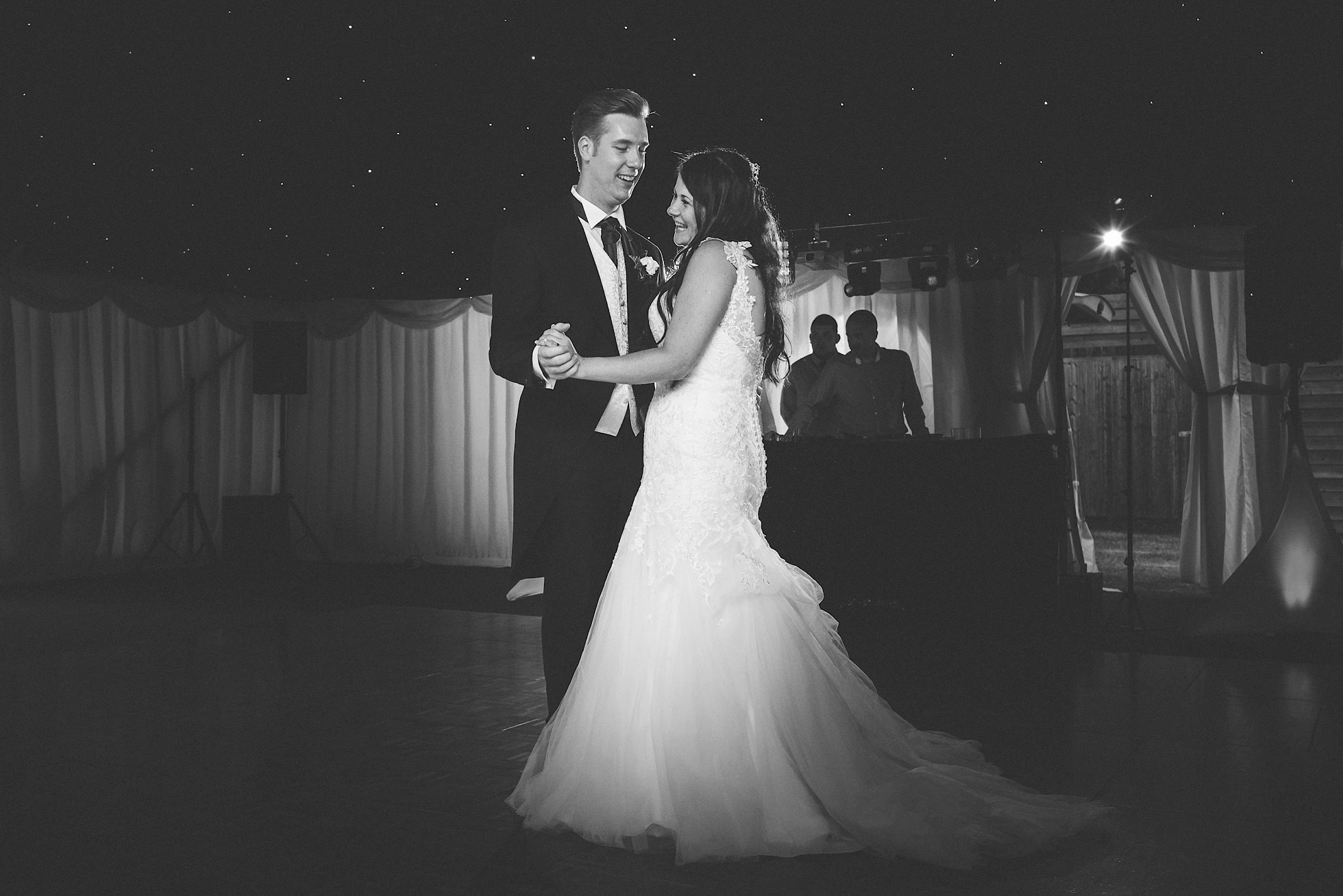 First dance in the marque at Mangapp Manor