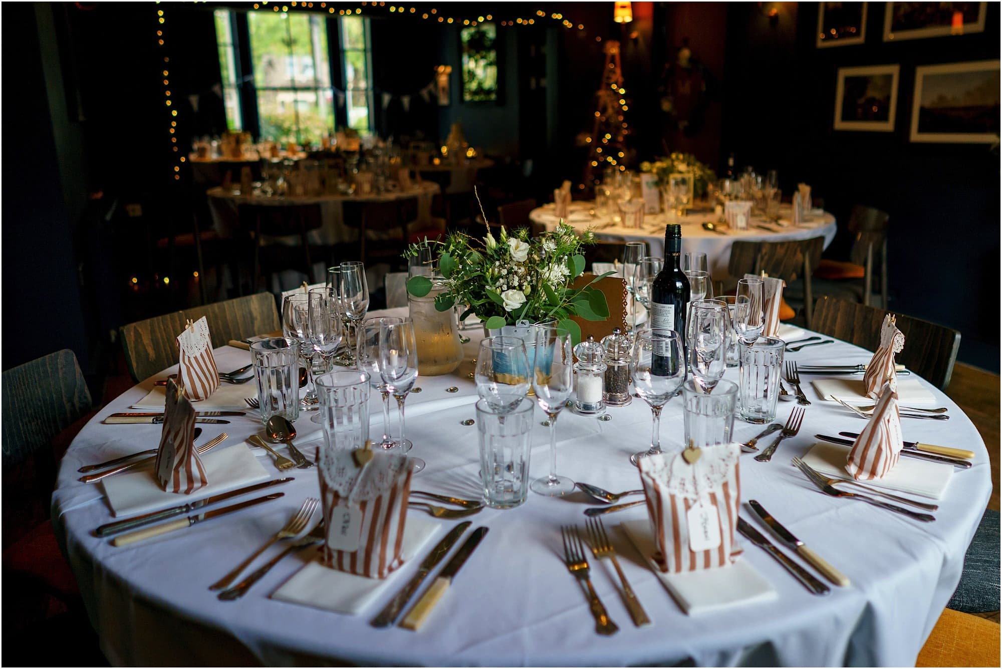 Georgian Townhouse Wedding Photographer shot of the beautiful tables