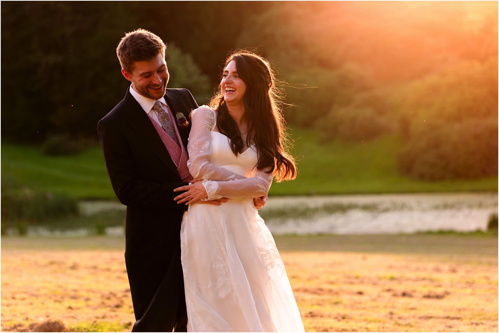 Golden hour portraits at Birdsall House