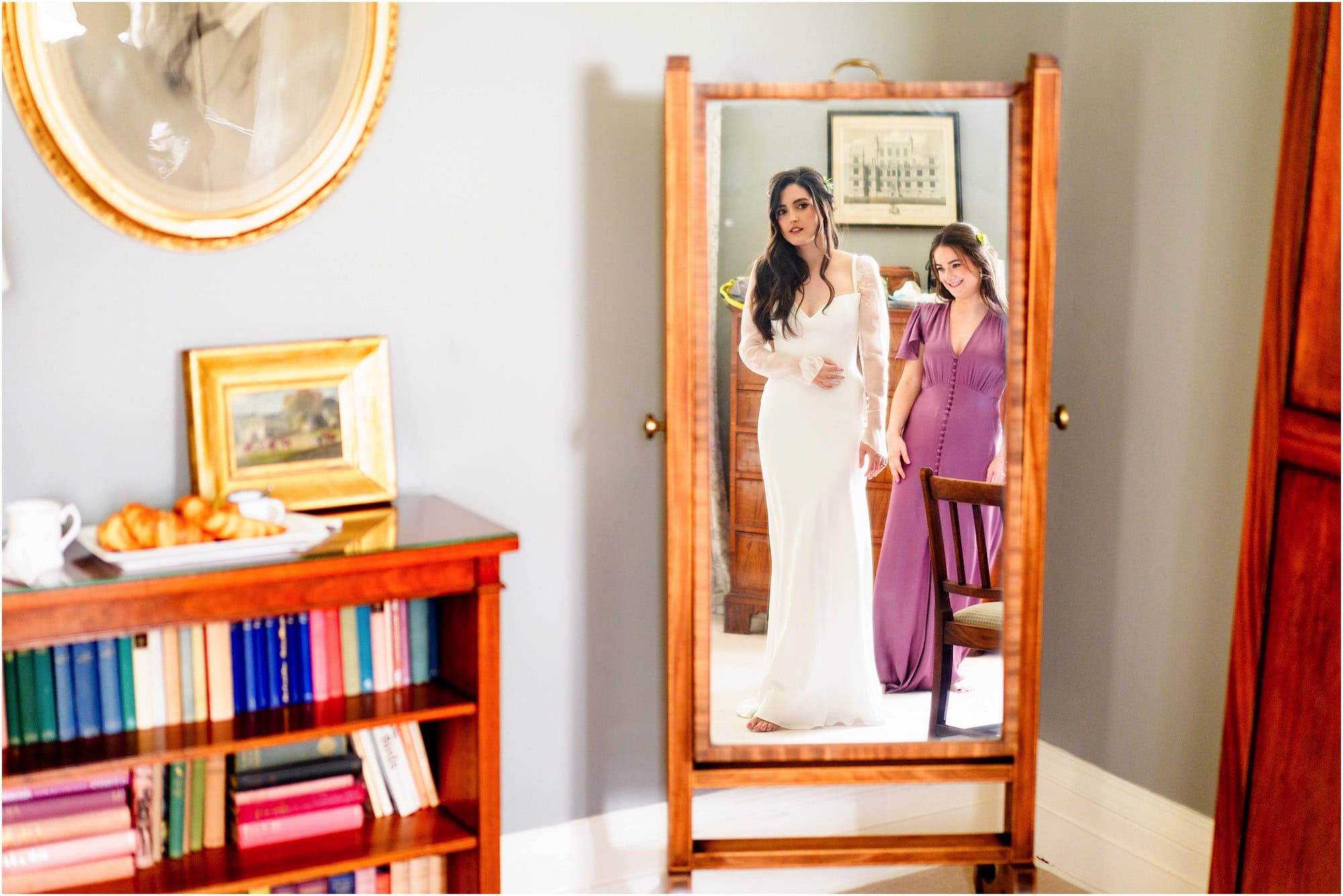 Mirror and bride