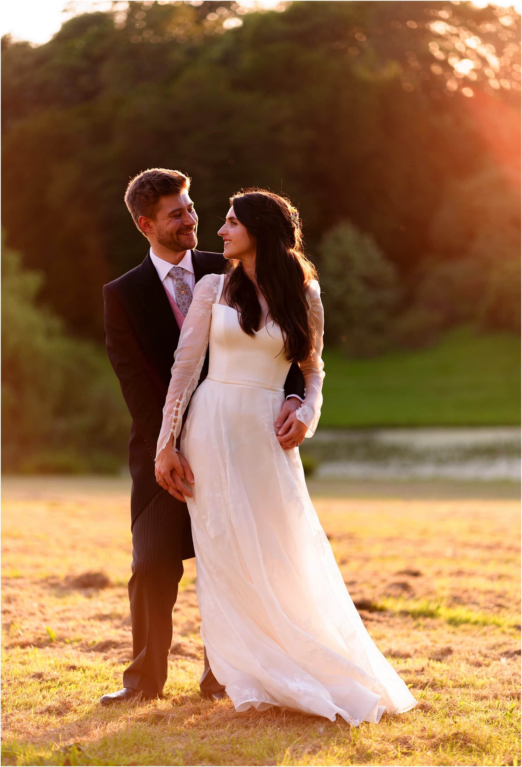 Golden hour portraits at Birdsall House