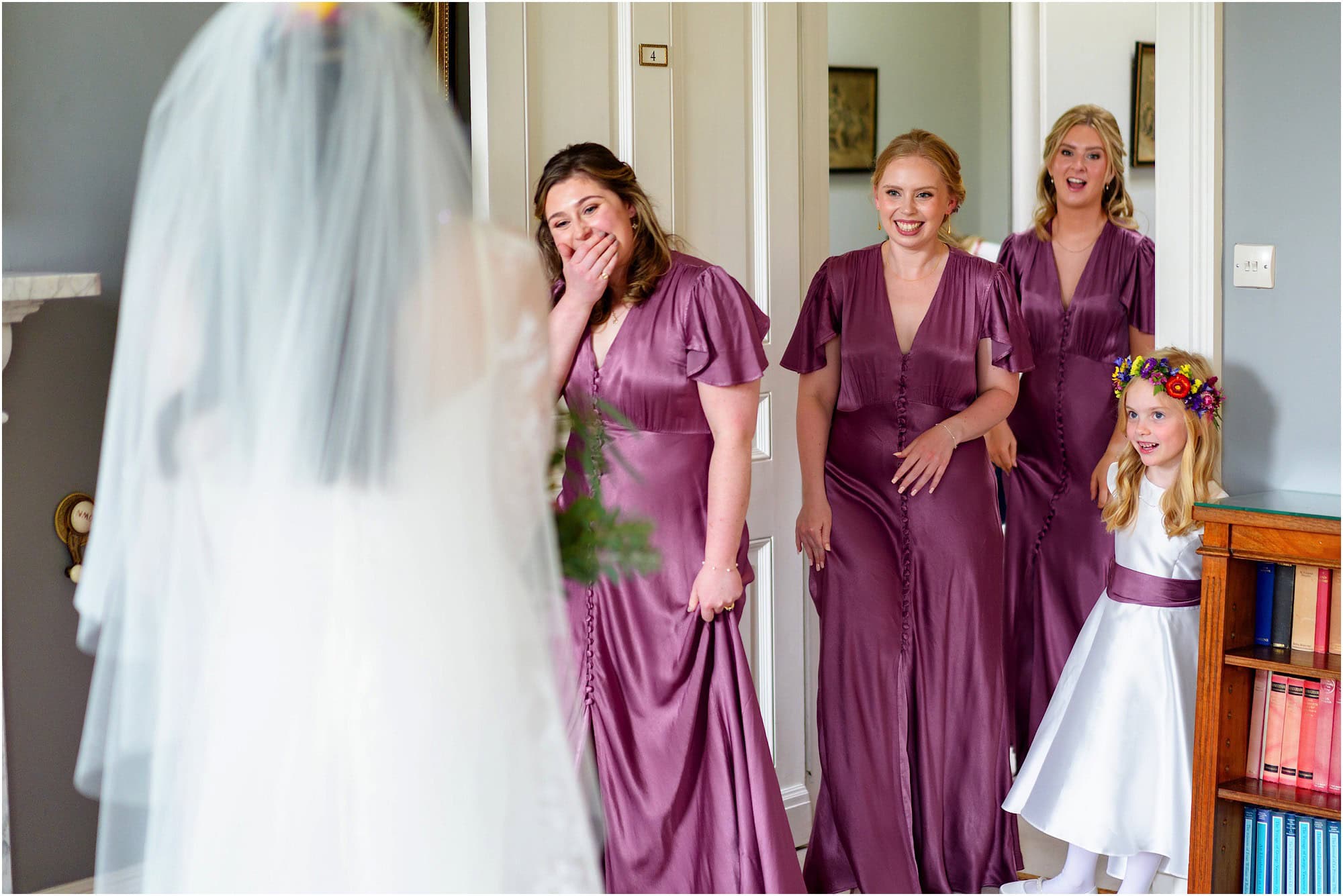 Bridesmaids first look