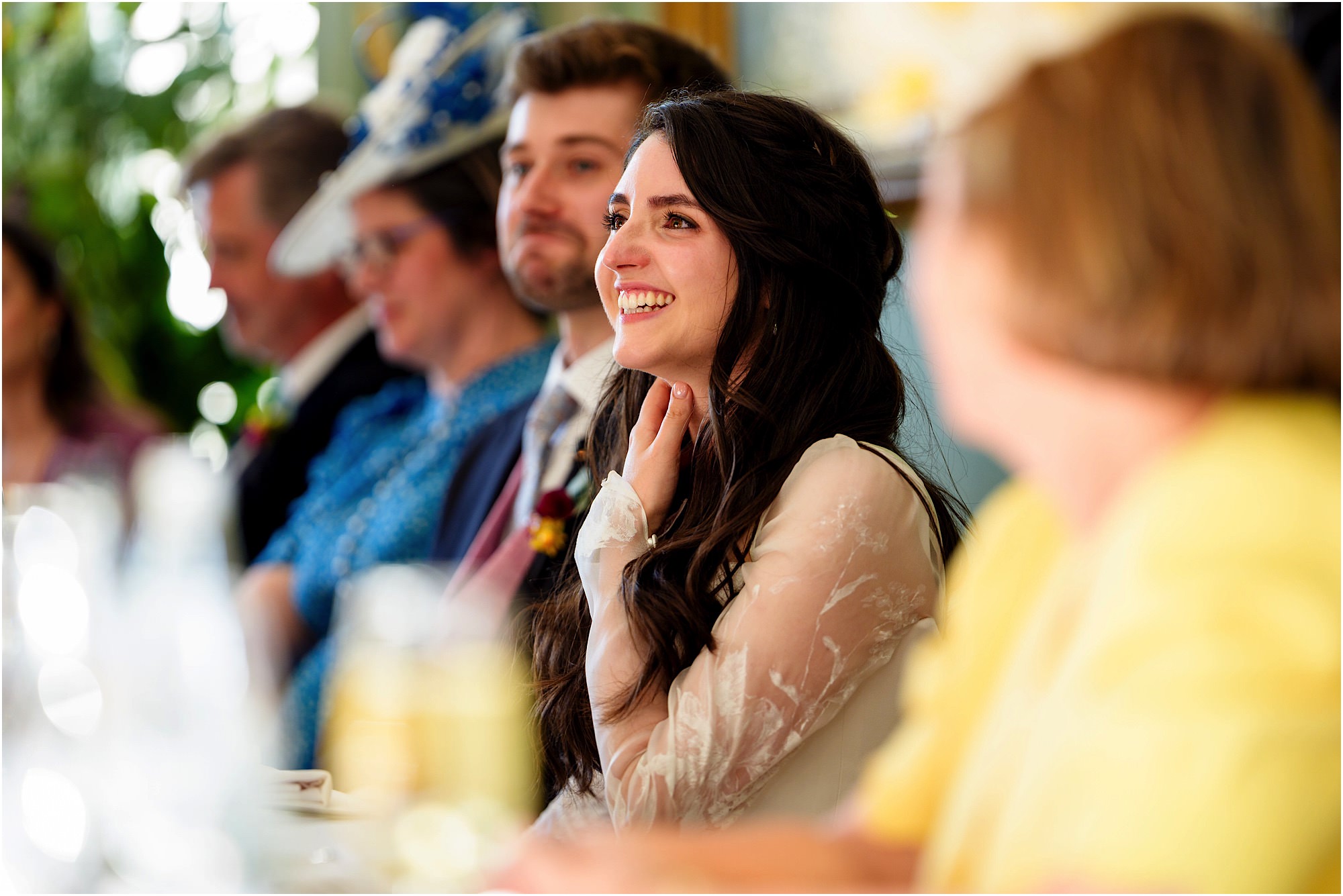 Speeches - bride reaction