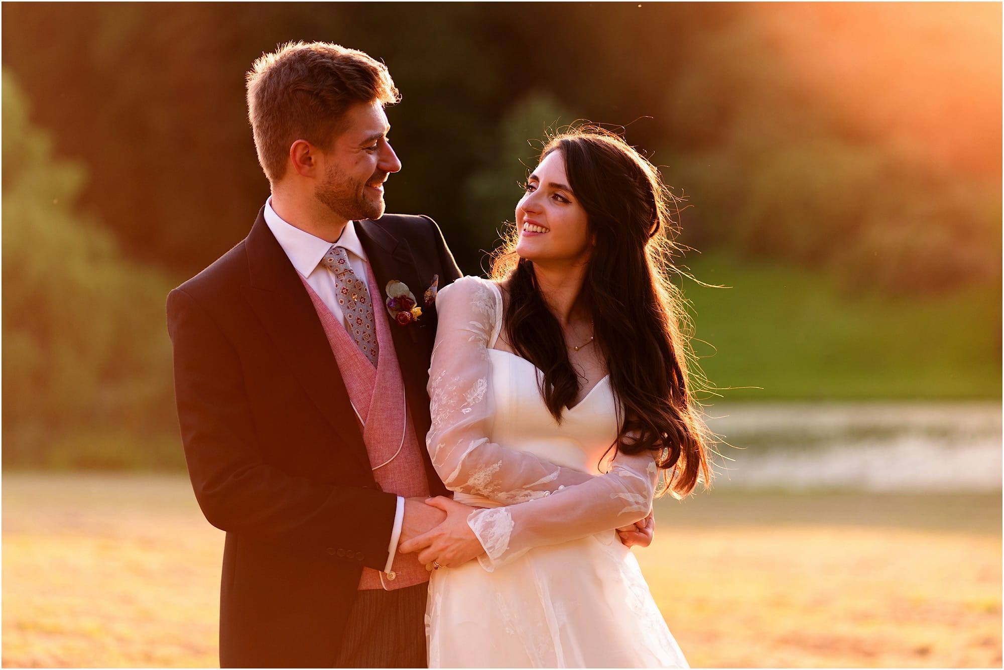Golden hour portraits at Birdsall House