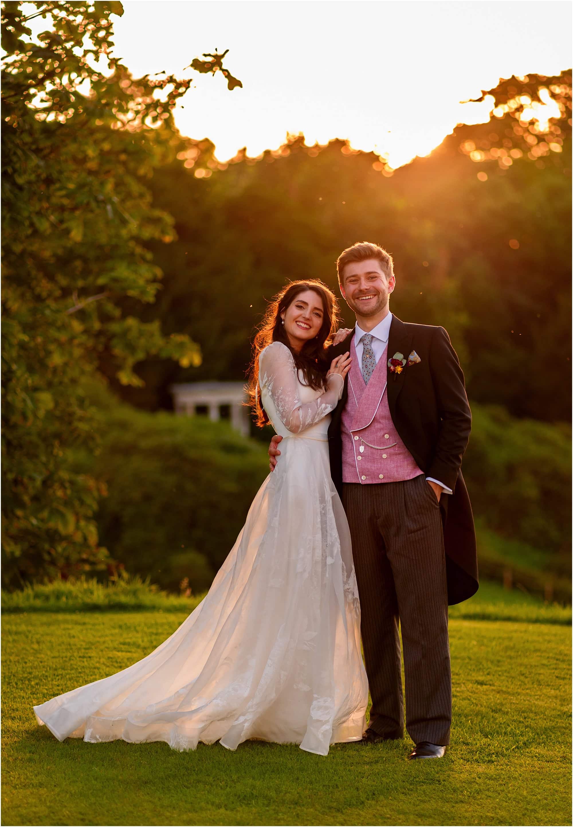 Golden hour portraits at Birdsall House