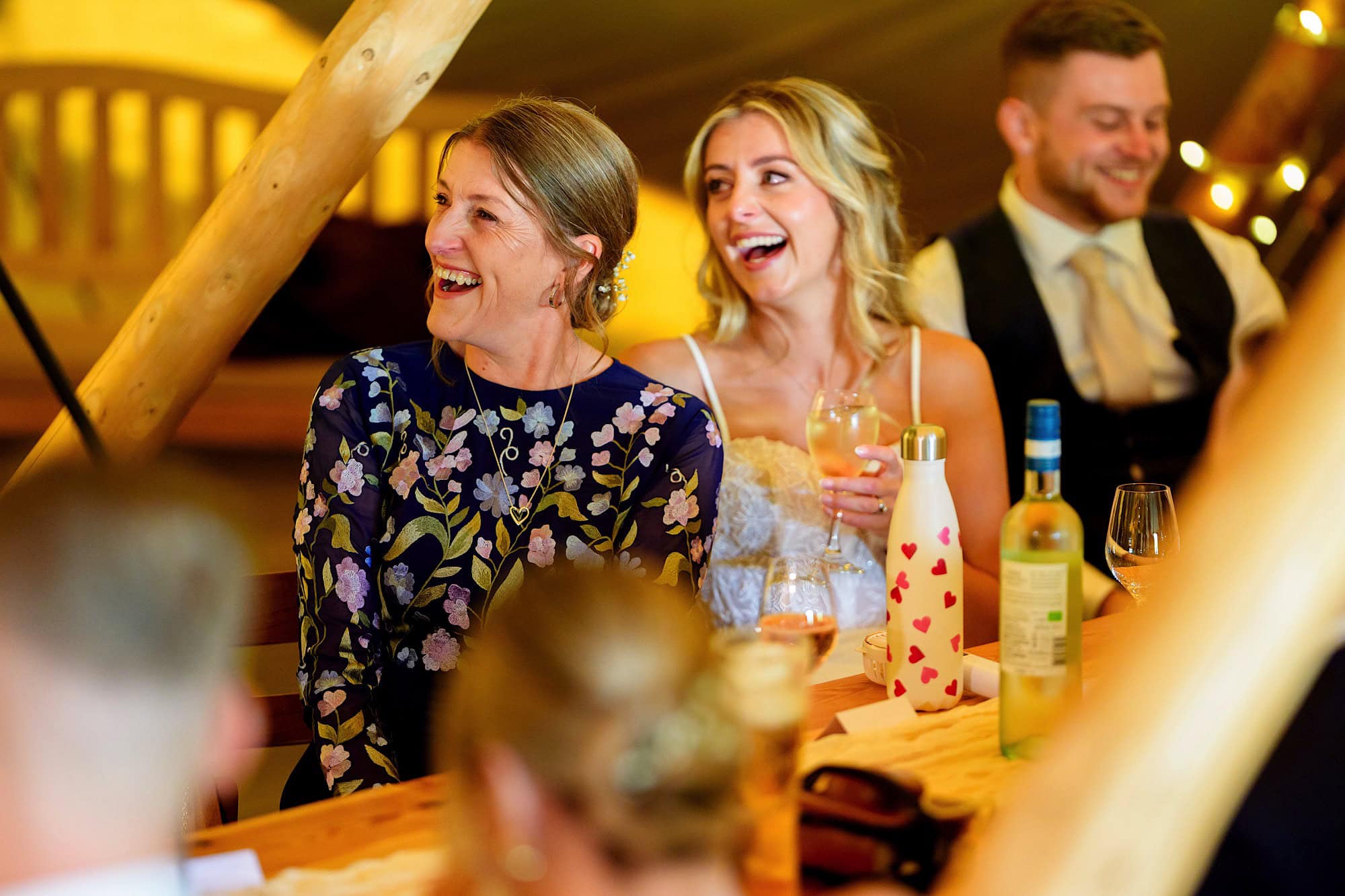 laughter during speeches