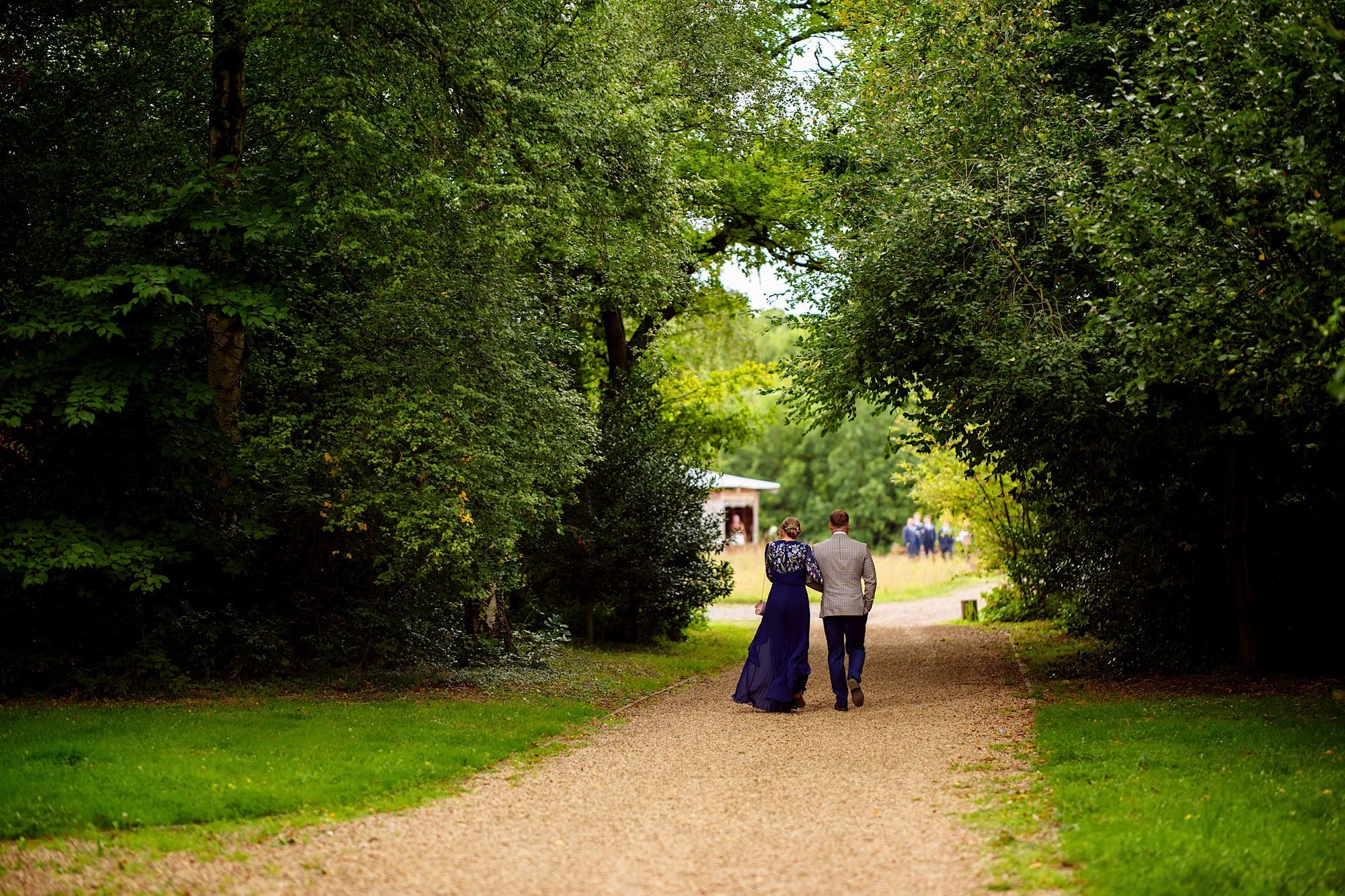 walking to the ceremony
