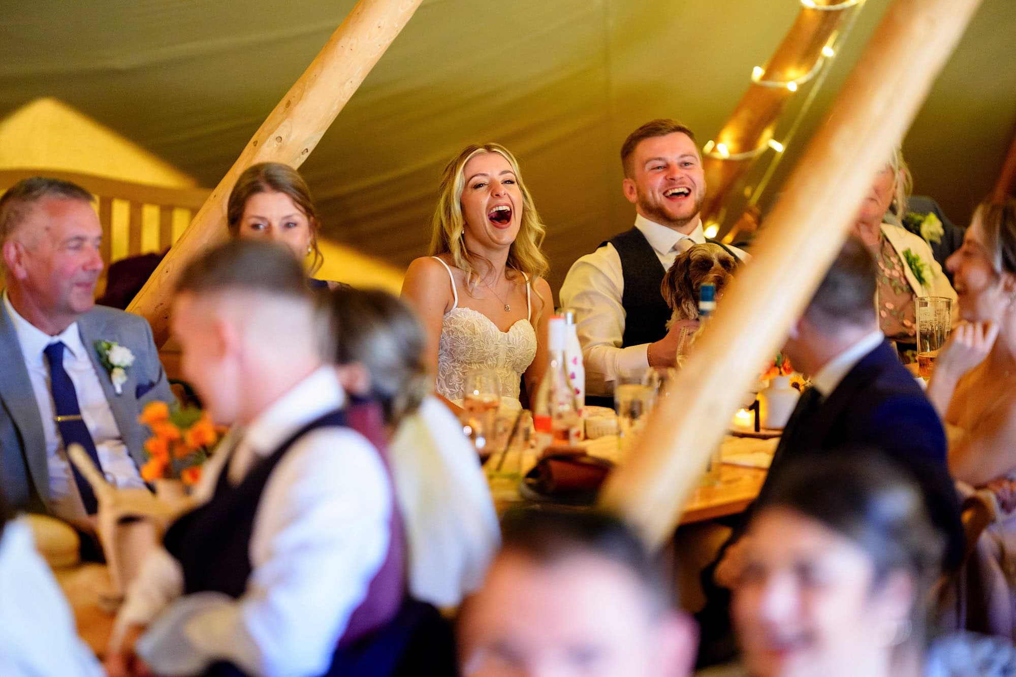 laughter during speeches