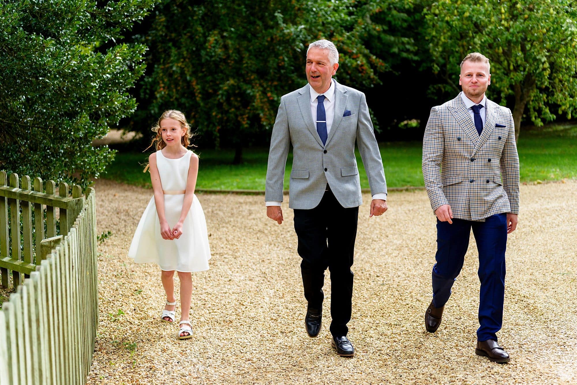 father of the bride first look
