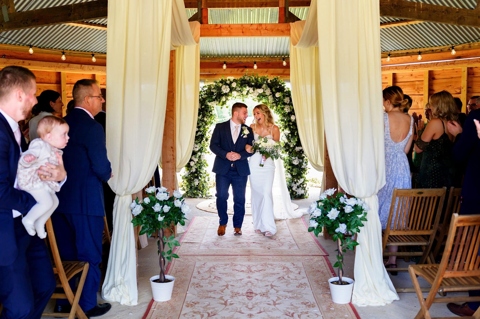 Walking down the aisle married