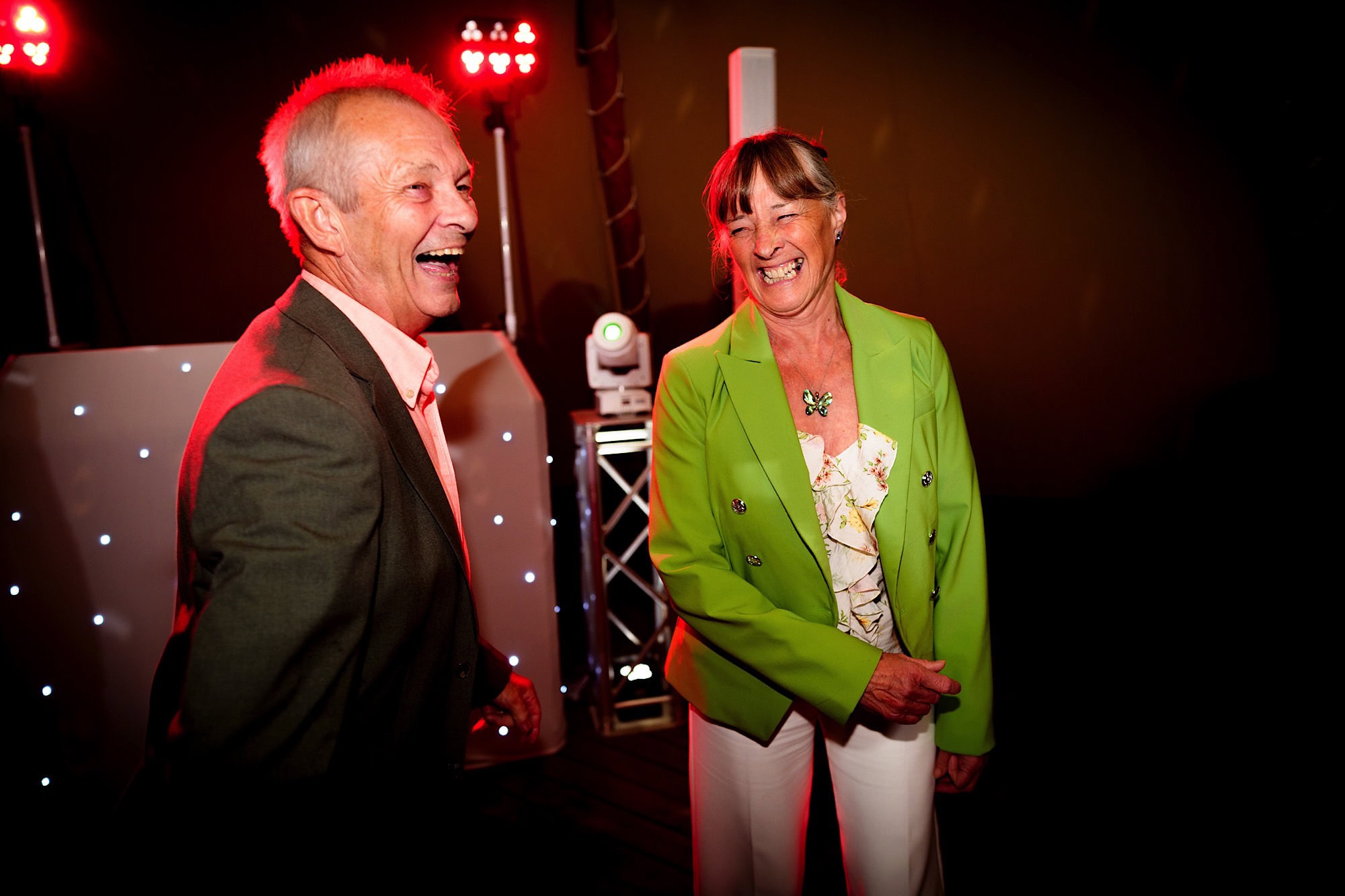 laughter on the dancefloor